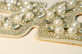 Pearl Rhinestone Bow Shoe Upper