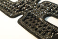 Black Rhinestone Shoe Upper